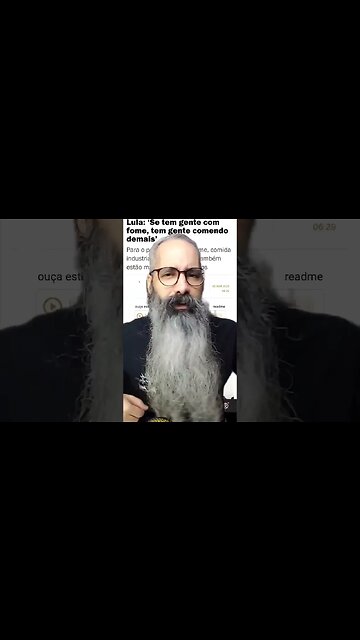 Lula diz: "Se tem gente passando fome, é porque tem gente comendo demais #shorts #governolula #fome