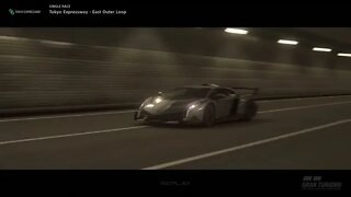 Gran Turismo Sport PS4 Pro Mission Challenge East Outer Loop Tokyo Expressway (Veneno 14)