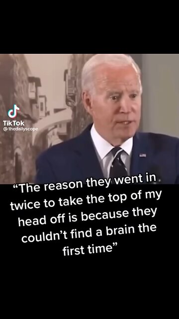 Joe Biden No Brain?