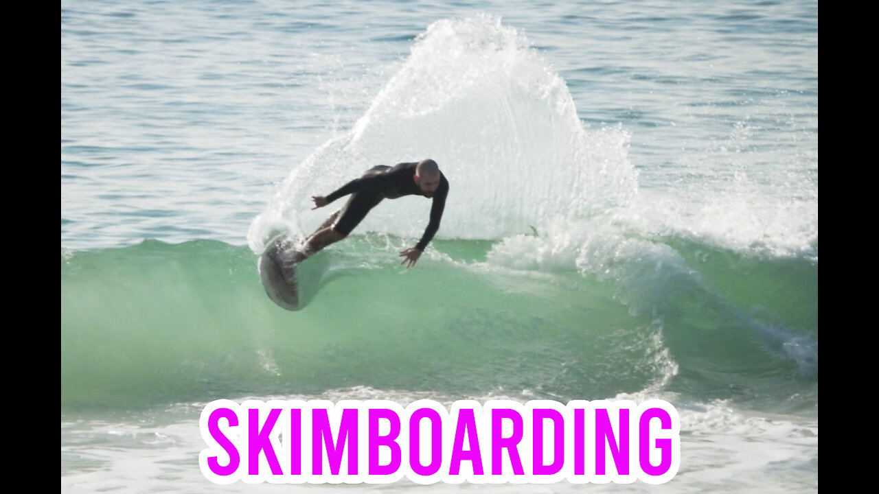 Skimboarding at Aliso Creek