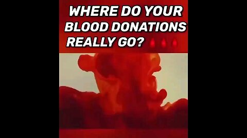 The Red Cross is selling your blood to pharmaceutical companies.