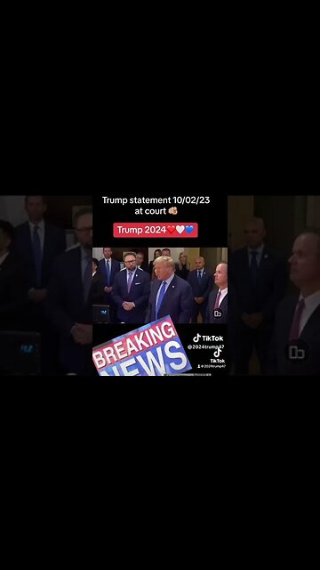 #Trump #Statement #Court #NYC #NY #USA #America #Politics #witchhunt