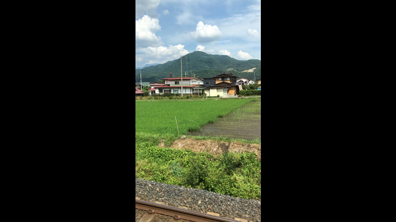 Mountains of Kaminoyama Japan