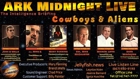 The Intelligence Briefing /Cowboys & Aliens - John B Well LIVE