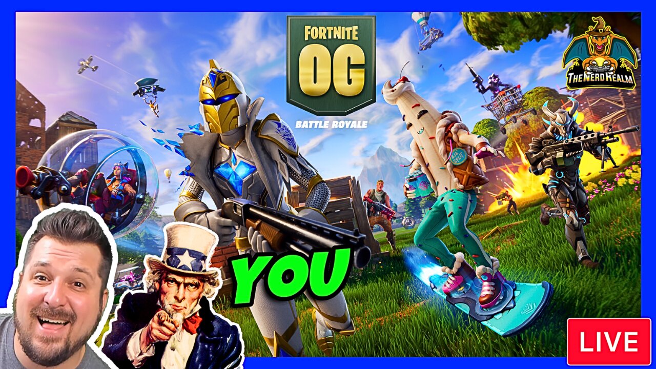 Fortnite OG with YOU! The Old Season is Now New! Let's Squad Up & Get Some Wins! + Giveaway