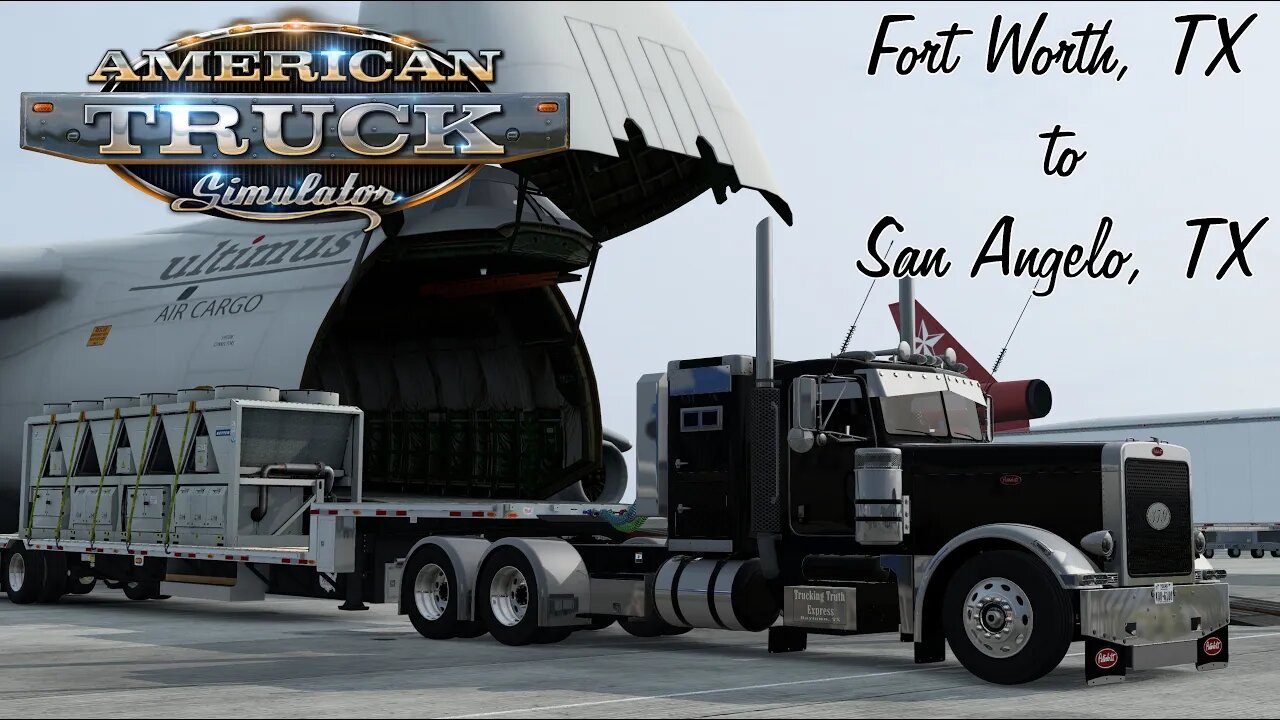 ATS 1.47 - Pizzster Modding Wade Step Deck - Dom's 379 - Serial Black's DD60
