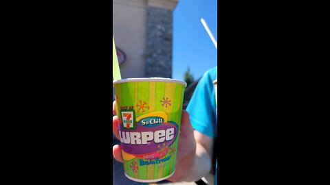 Free Slurpee day at seven eleven