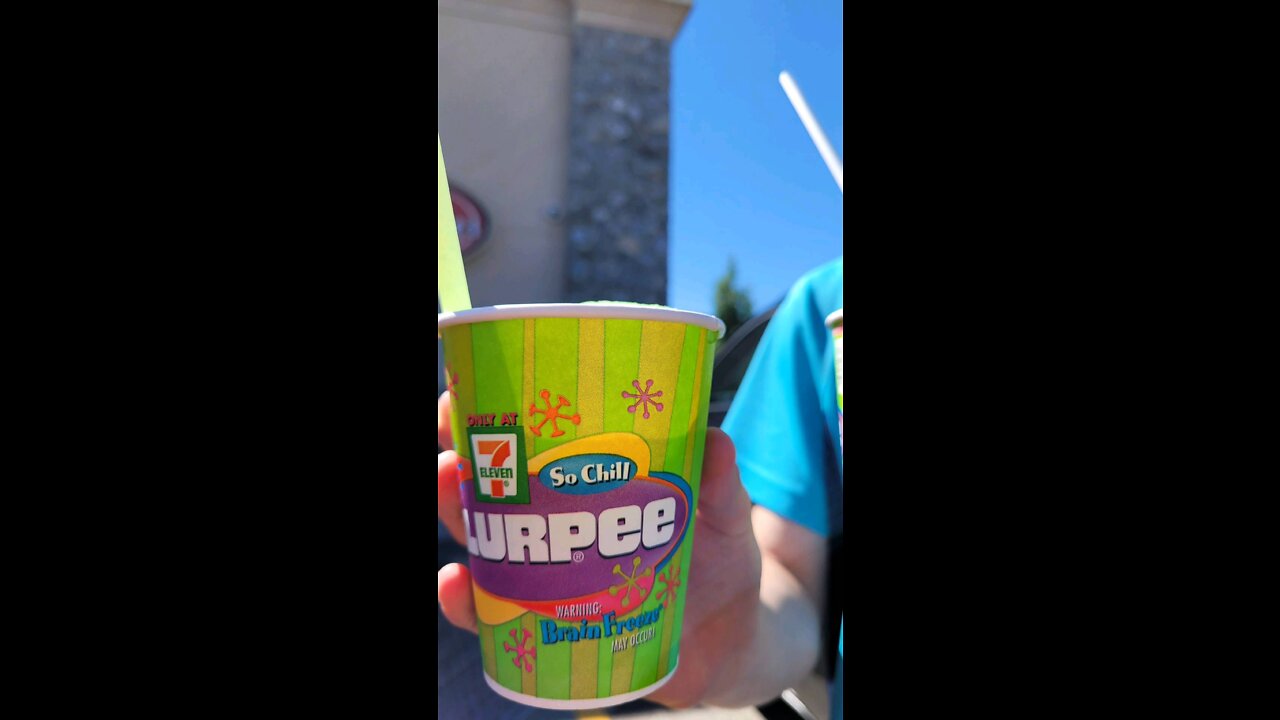 Free Slurpee day at seven eleven