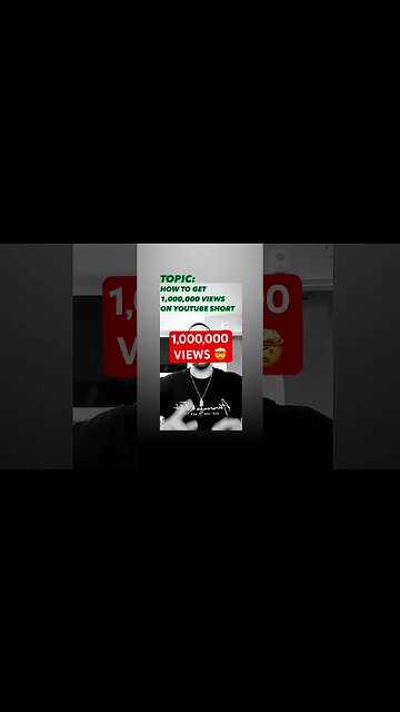HOW TO GET 1,000,000 VIEWS ON YOUTUBE SHORTS #YTshorts
