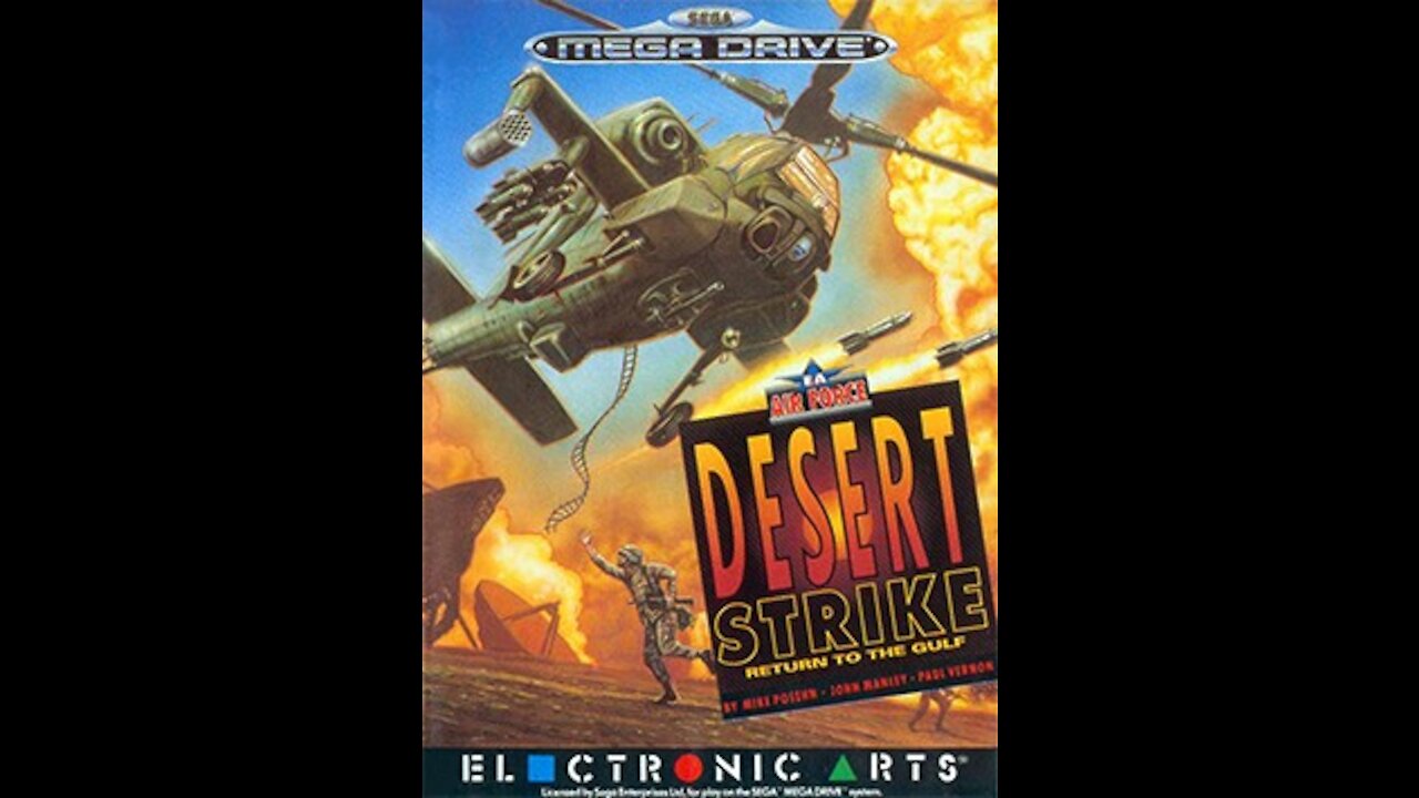 Desert Strike Return To The Gulf [a quick look] Sega Mega Drive Genesis Review