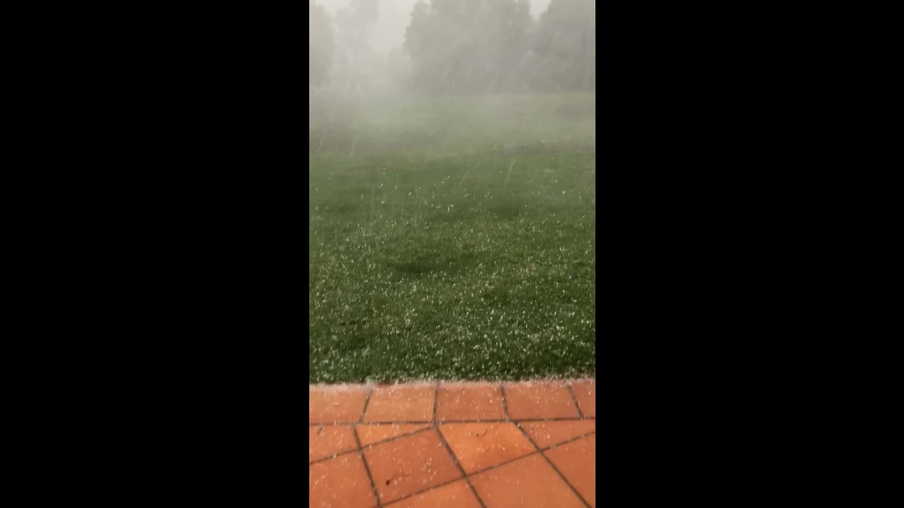 Insane hail storm caught on camera in Sydney