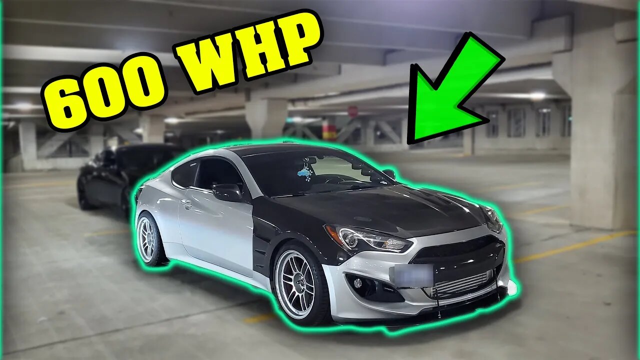 Built 600WHP Genesis Coupe 2.0 - Walkaround + Drifting + 2 Step