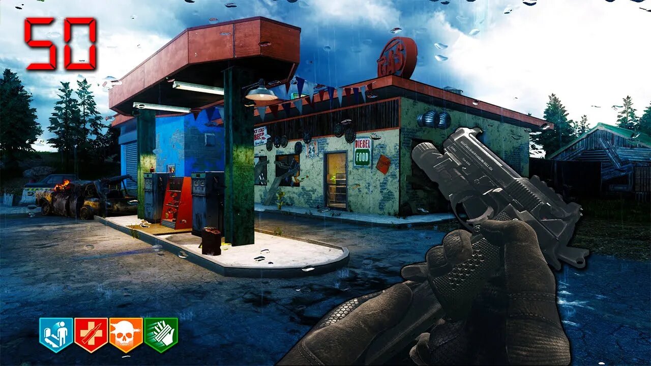 GAS STATION - A Black Ops 3 Zombies Map (inspired by Days Gone)