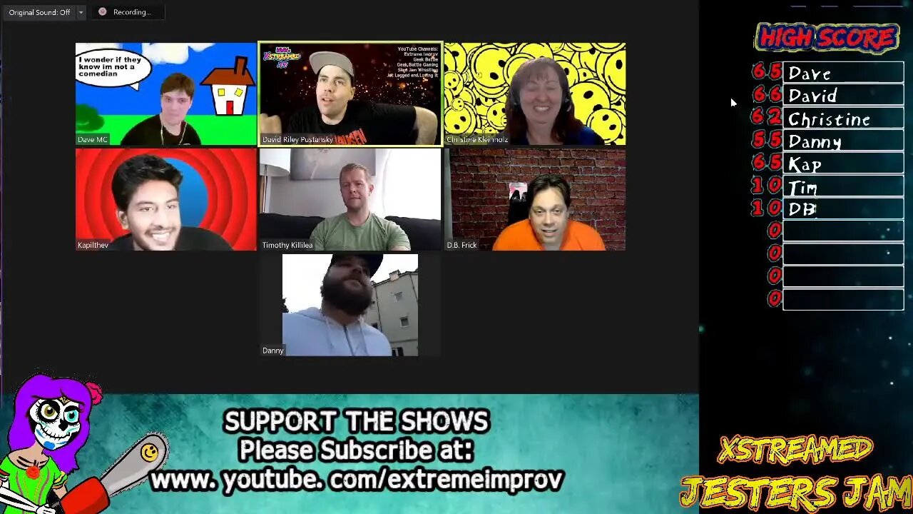 Extreme Improv Xstreamed Jesters Jam April 15th 2022