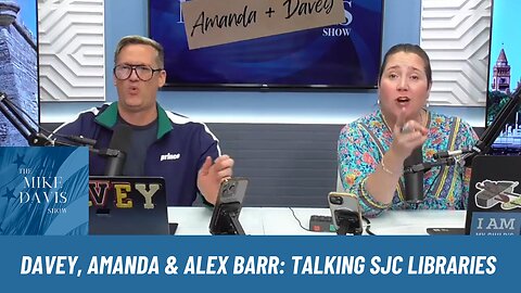 Alex Barr joins Davey Hartzel & Amanda: Updates on the SJC Public Library