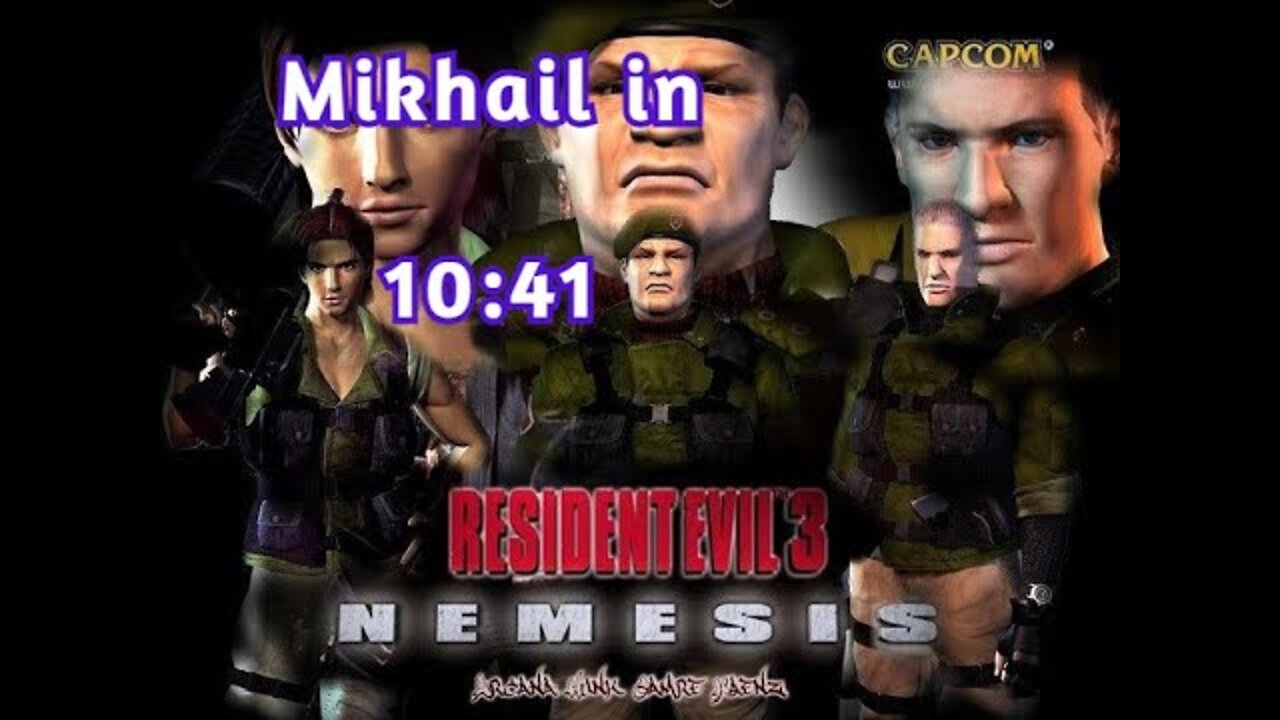 Resident evil 3 Nemesis (PC) - Operation Mad Jackal *Mercenaries* (Mikhail) in [10:41] S-RANK