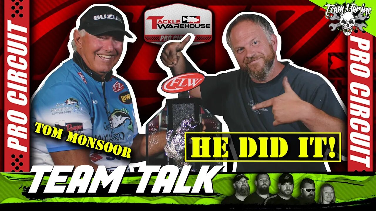 TEAM TALK: HE DID IT! TOM MONSOOR WINS!
