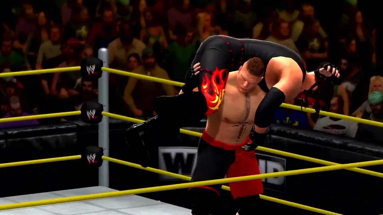 WWE '13 Gameplay Brock Lesnar vs Kane