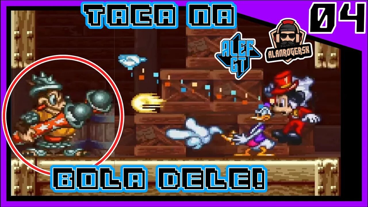 Maior Peitão Que Ele Tem, Se Viu?! - Mickey e Donald Magical Quest 3 Snes - COOP PC - Parte 04