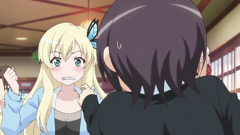 Haganai NEXT - Sena and Yozora going at each other