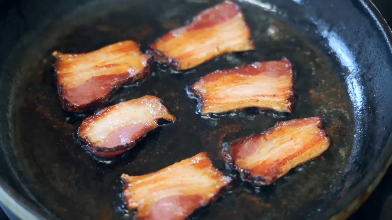 Bacon pork breakfast