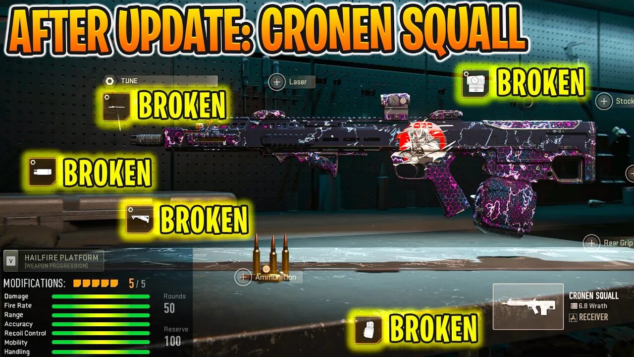 *NEW* CRONEN SQUALL after *NERF* in WARZONE 2! (Best Cronen Squall Class Setup + Tuning) - MW2