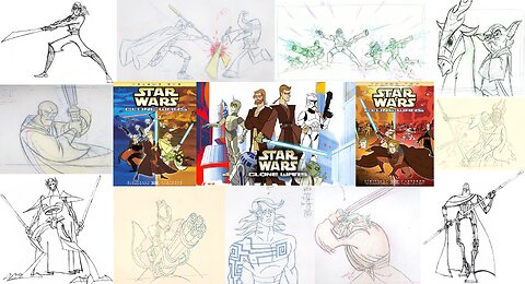 Star Wars: Clone Wars (animated mini series 2003-2005) Complete