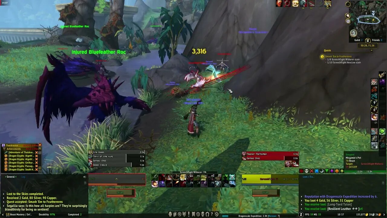 World of Warcraft Dragonflight Smash 'Em to Feathereens