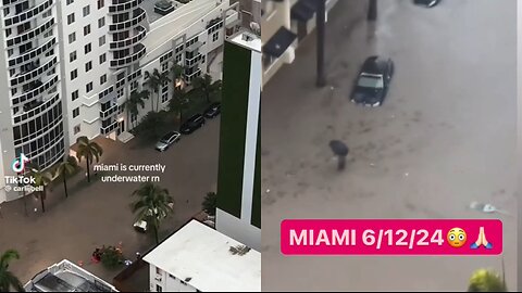 Miami Florida is currently underwater