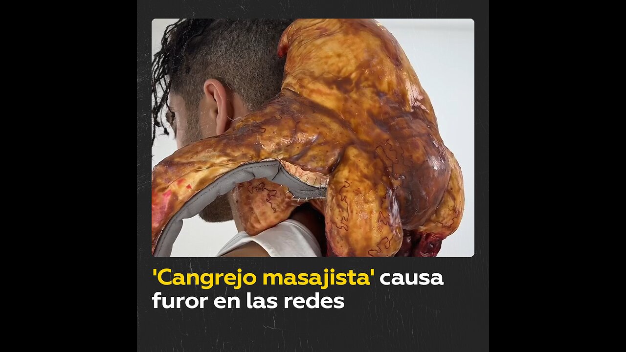 Diseñador crea el ‘cangrejo masajista’ y lo presenta en las redes