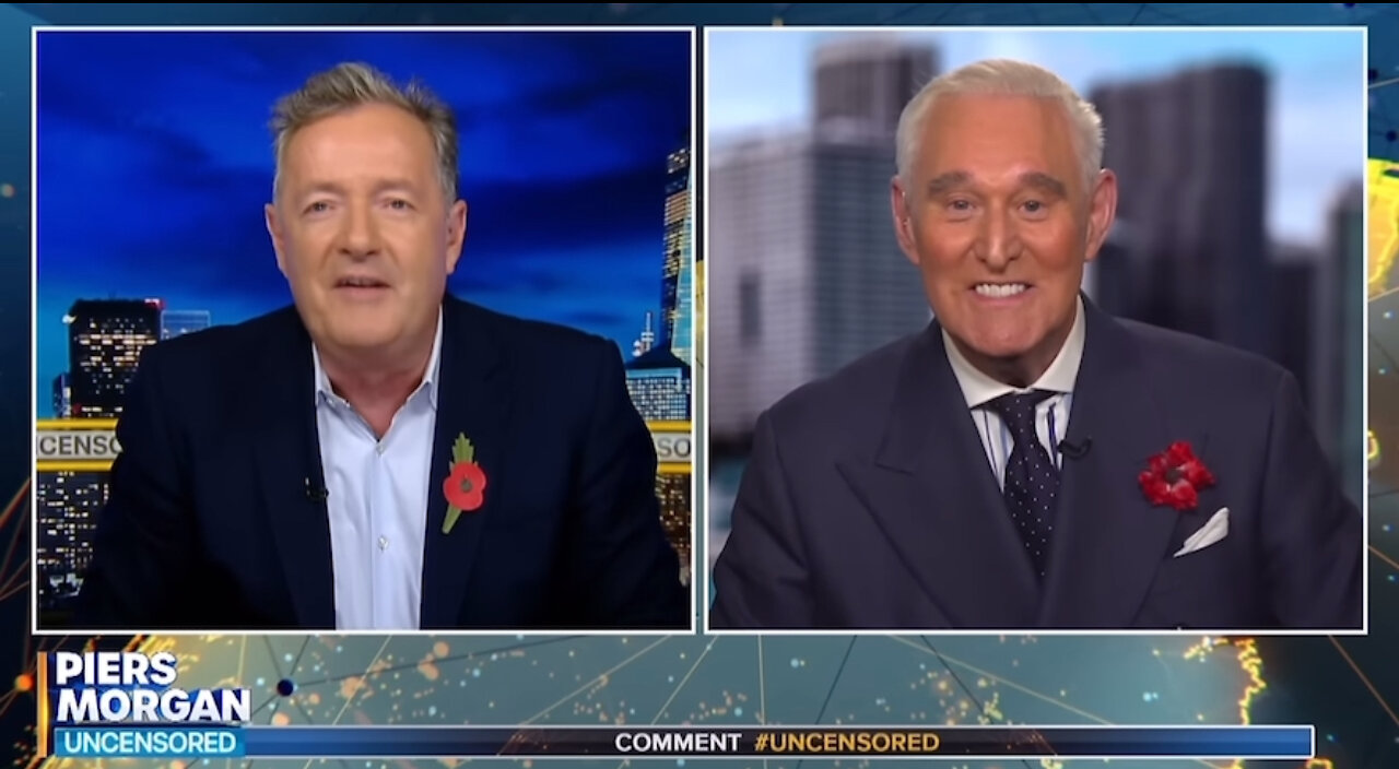 Roger Stone Returns to Piers Morgan Uncensored for Trump Victory Interview