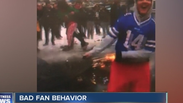 Bad fan behavior at Bills game