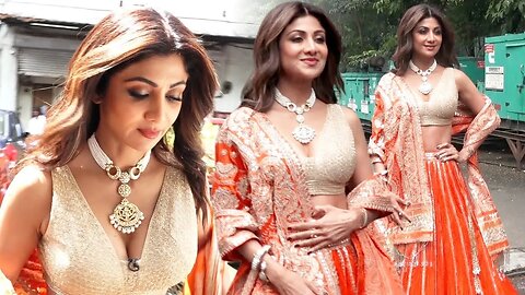 Shilpa Shetty Spotted At India's Best Dancer Set For Promotion Of Her Film Sukhee 😍🔥