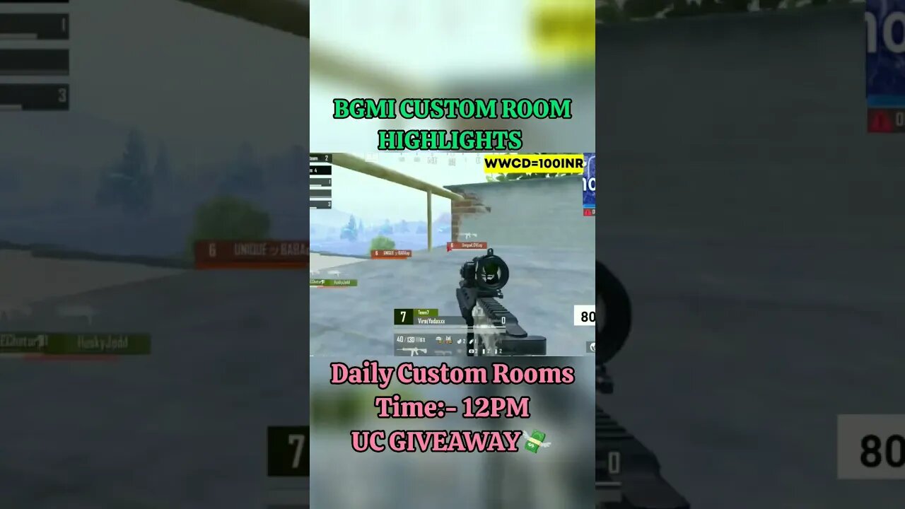BGMI CUSTOM ROOM HIGHLIGHTS ✨|| DAILY GIVEAWAY #bgmicustomroomlive #gaming