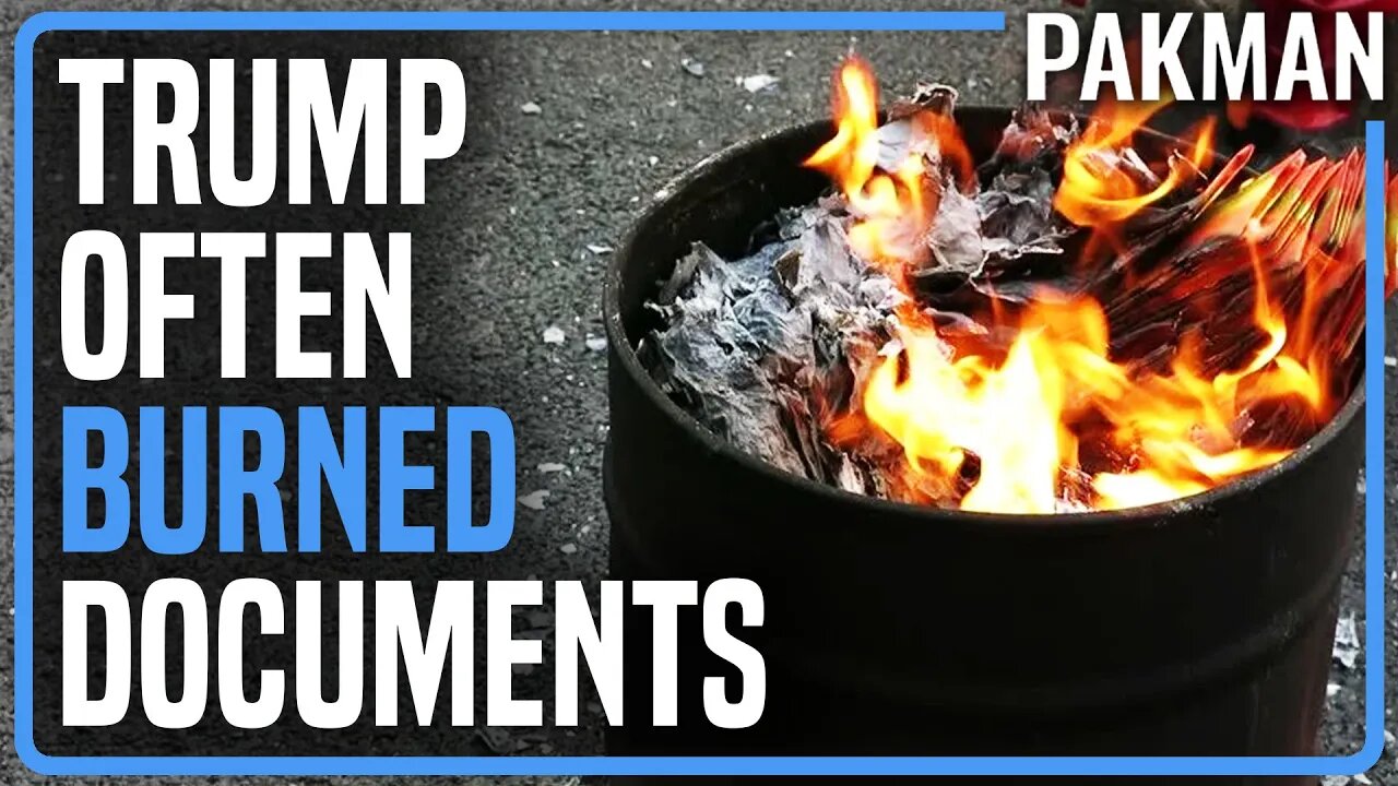 Trump White House Regularly Incinerated Documents