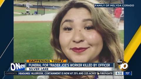 Funeral for trader joe's worker killed by officers