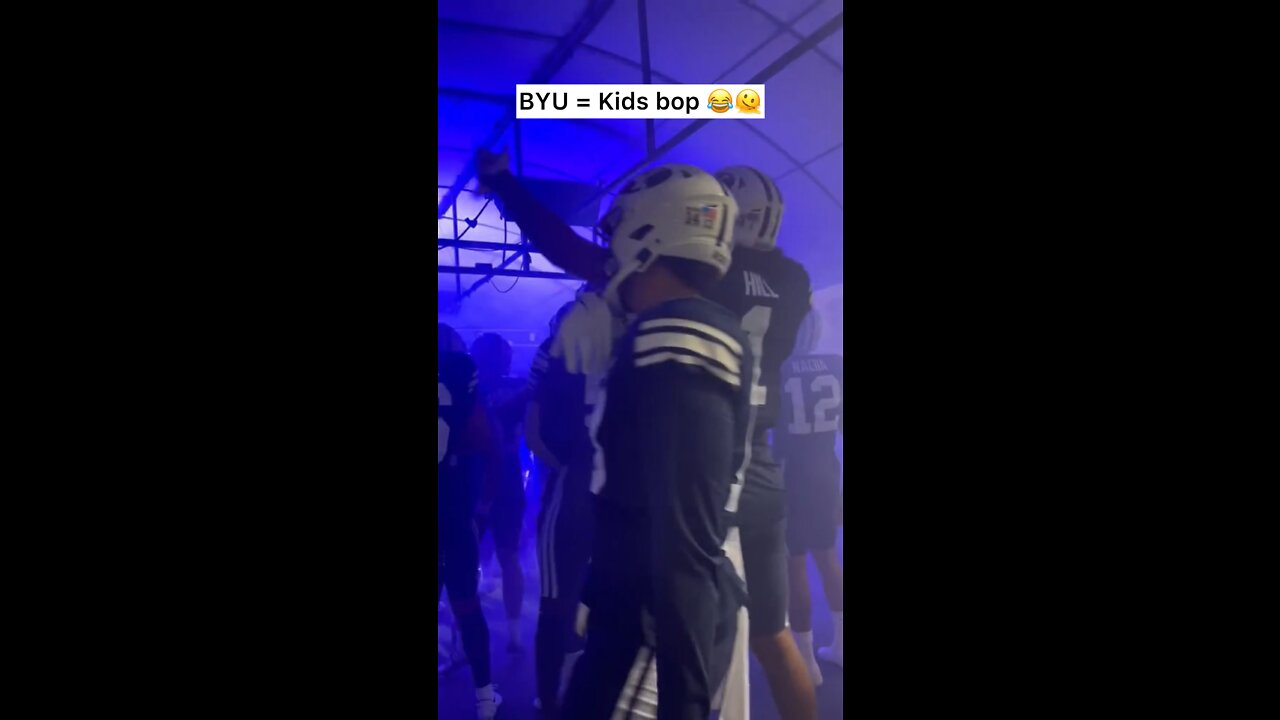 BYU = kids bop version 😂
