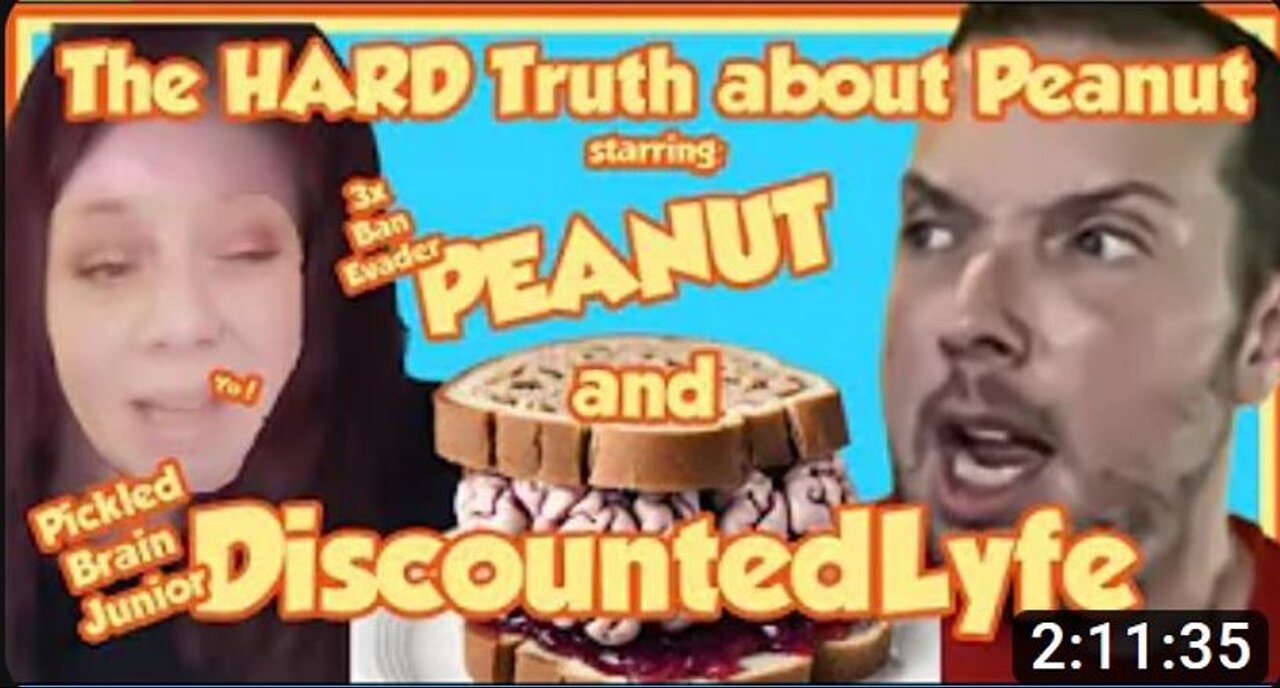 4-9-2024 ShamRocks "The Hard Truth about Peanut! Starring: 3x Ban Evader Peanut and PickledBrainJr DiscountedLyfe" w/ live chat (starts at 19:00)