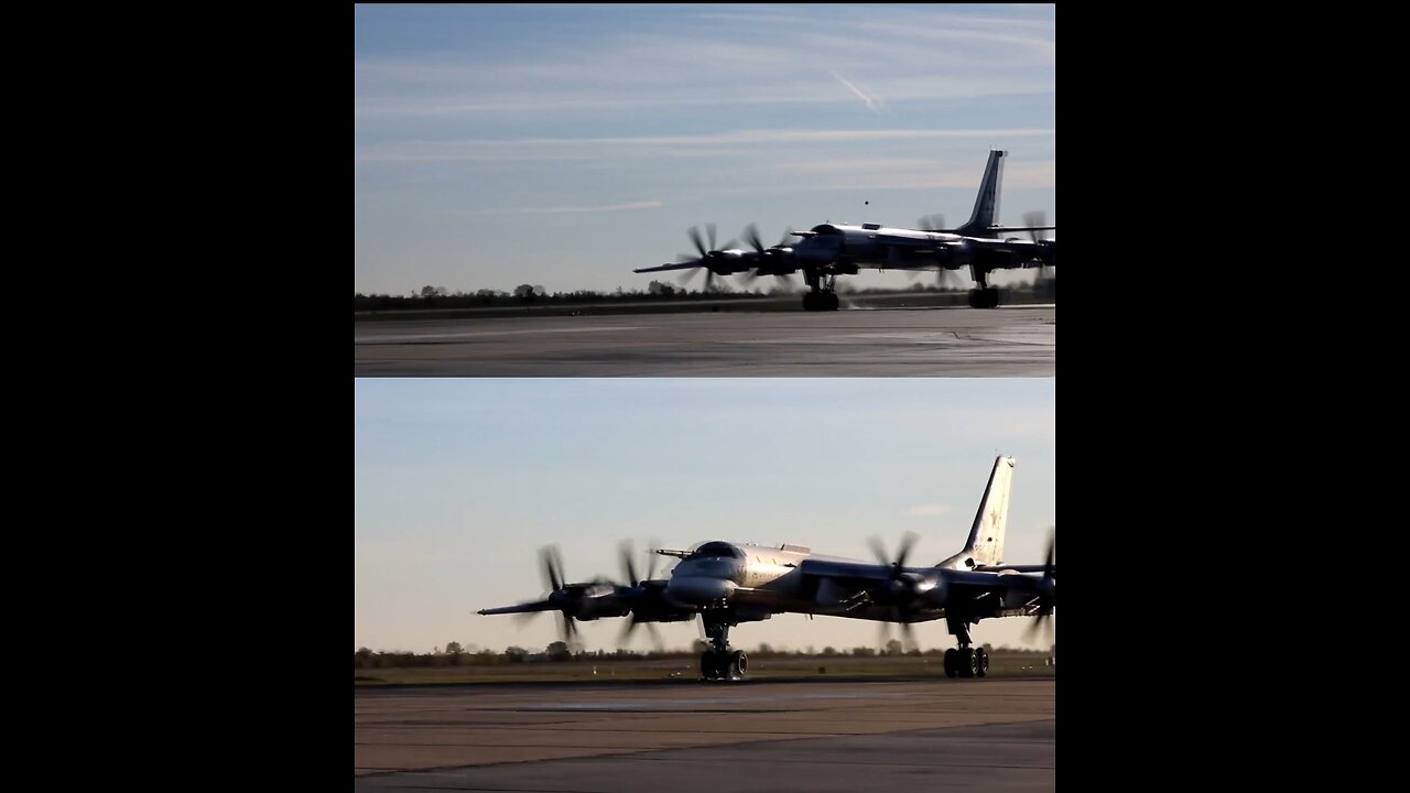 Two Tu-95MS strategic bombers involved in strategic exercises