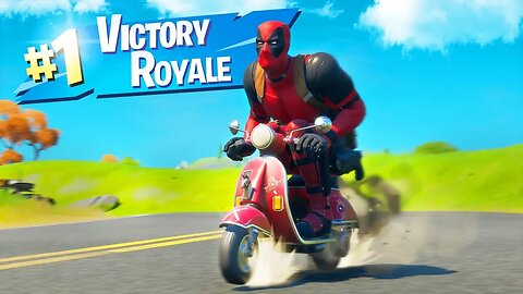 Fortnite But Staying on The Scooter All Game 🛵