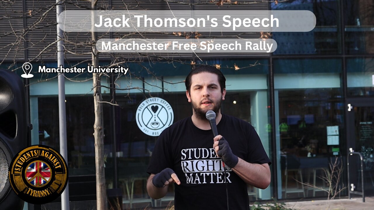 Jack Thomson RETURNS to Manchester University