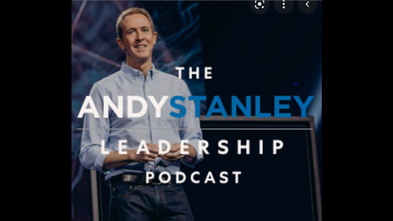 Andy Stanley Says Jesus Was A Moderate