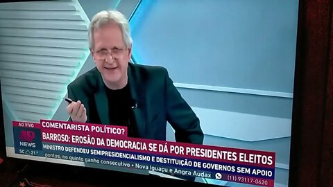 Augusto Nunes Destroçando aquele FDP Defensor de terrorista e estuprador o Barroso 💩