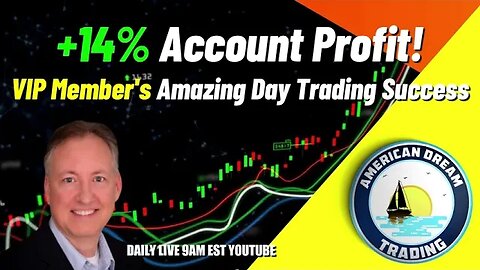 VIP Member's Journey To 14% Account Profit - Unveiling Day Trading Success In The Stock Market