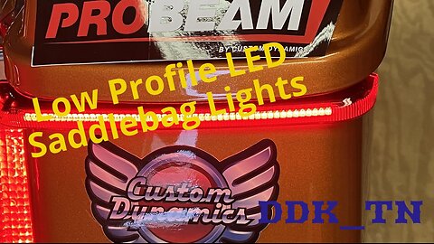 Custom Dynamics Saddle Bag Lights