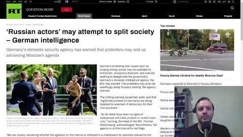 Germany’s domestic intelligence agency attempts to vilify extremist protesters ahead of protests