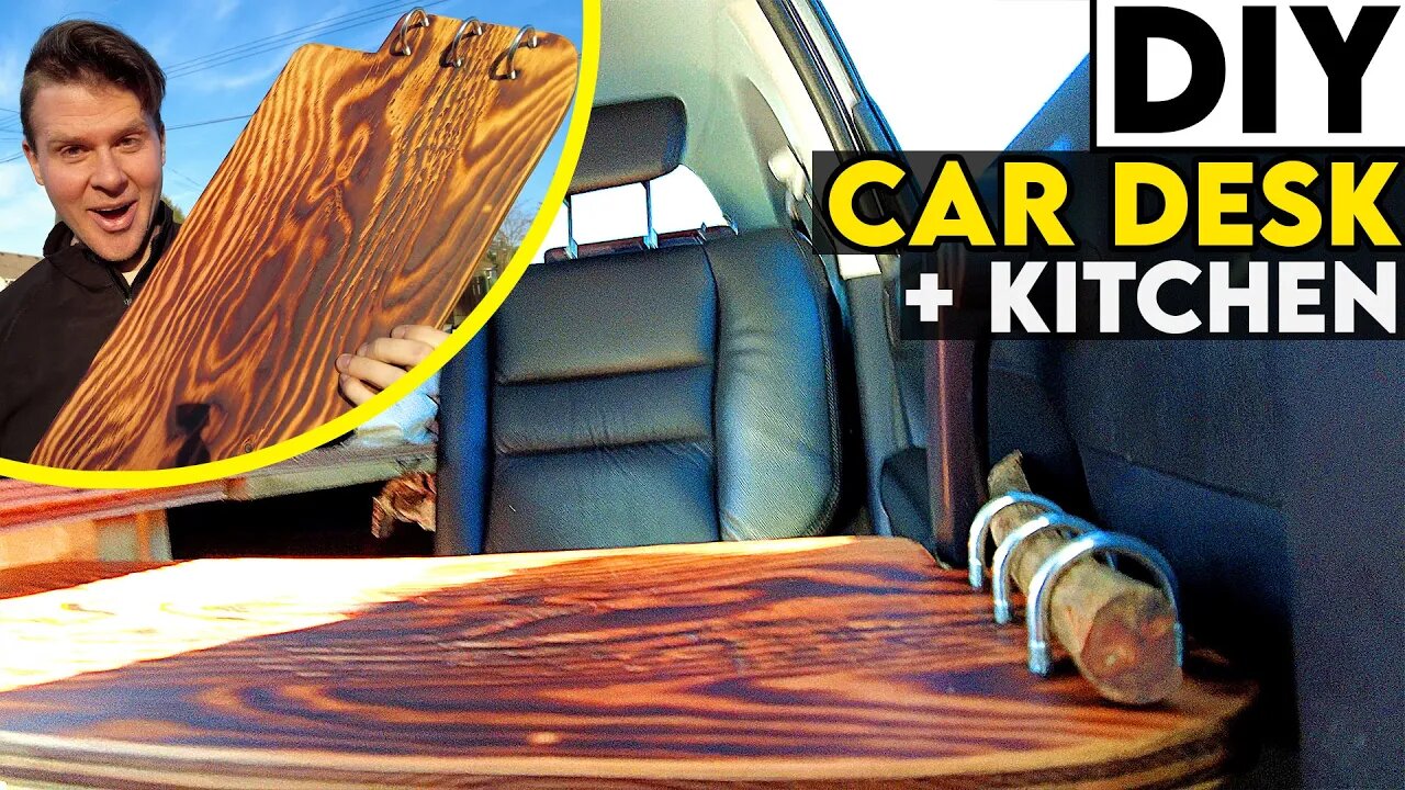 DIY Car Laptop Desk + Kitchen Table Build