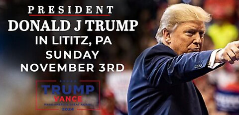 LIVE: President Trump in Lititz, PA