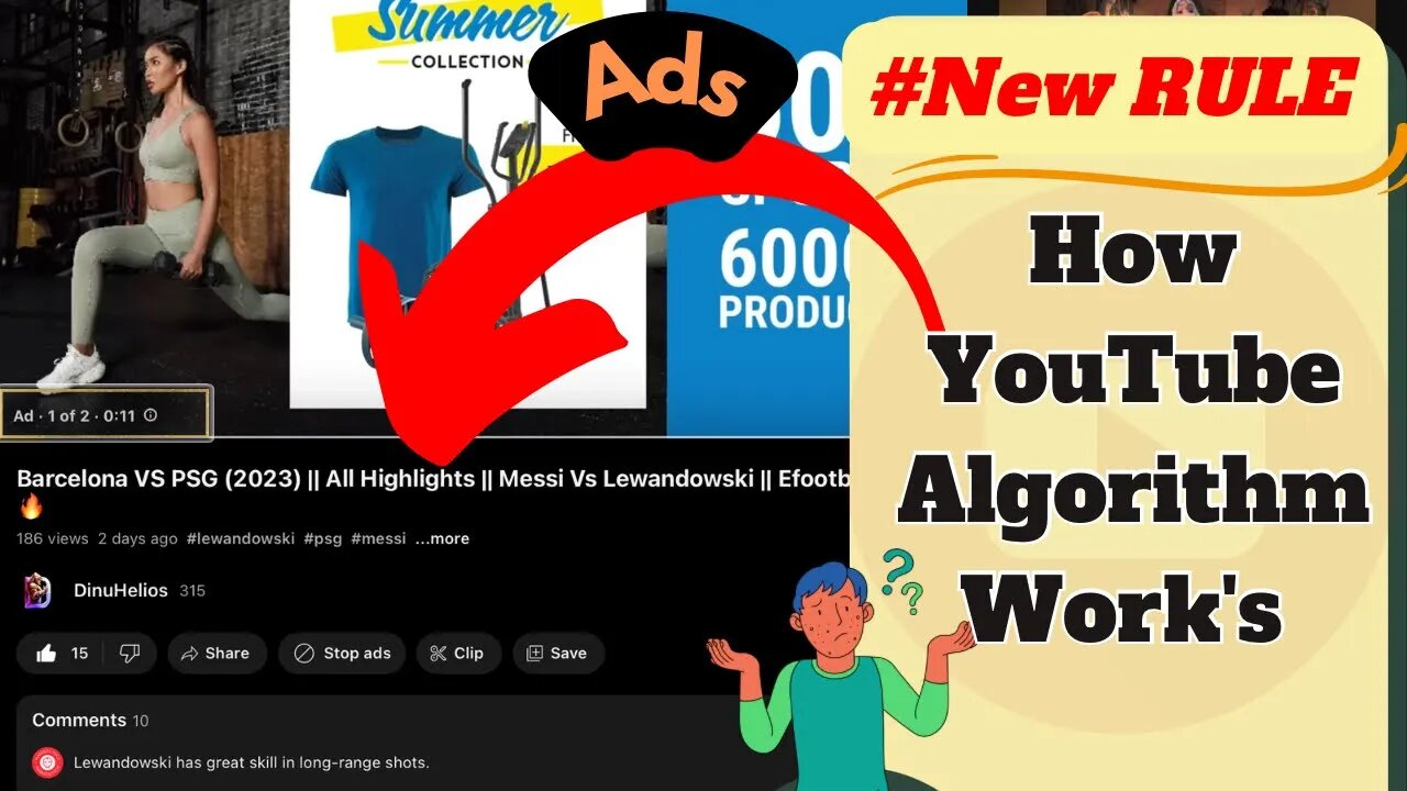 How YouTube Algorithm Is Working Now! 🥶 | New Way of Putting Ads On Video's 🤑