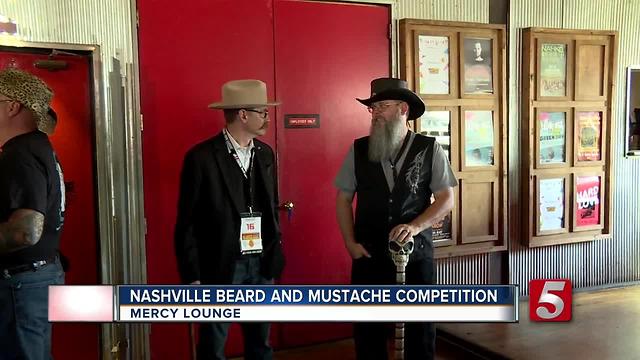 Beard, Mustache Competition Held At Mercy Lounge